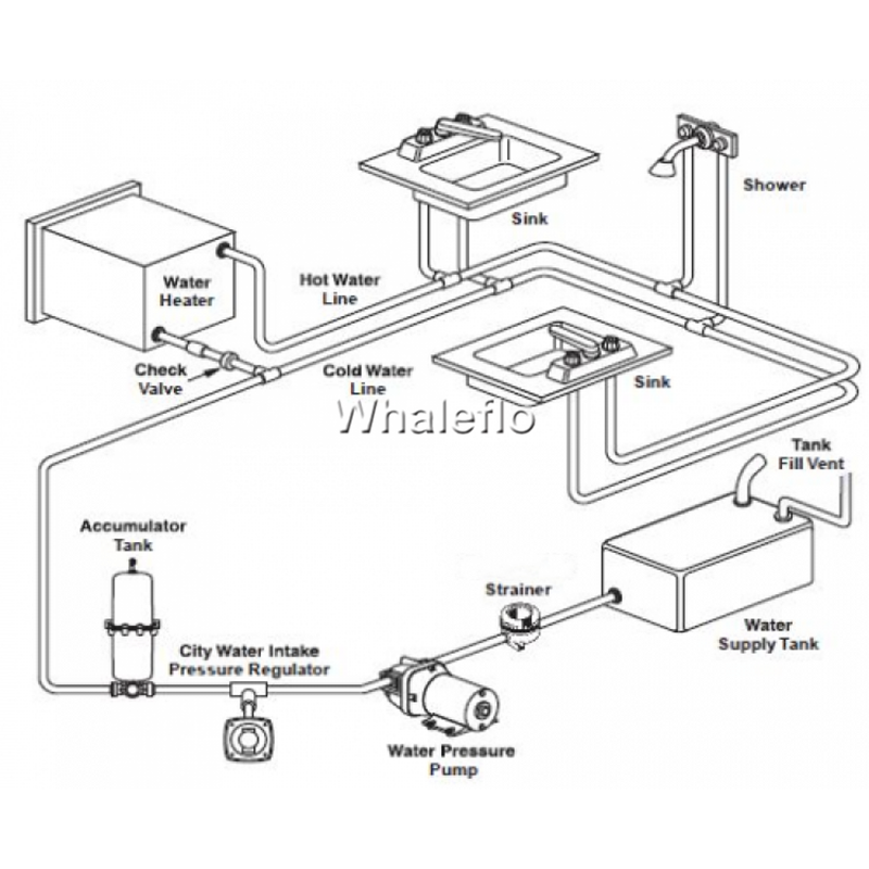 Whaleflo caravan pump