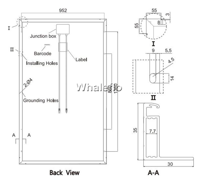 whaleflo 270W-320W solar panel