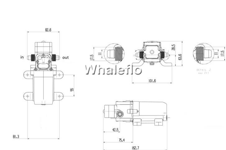whaleflo food grade pump