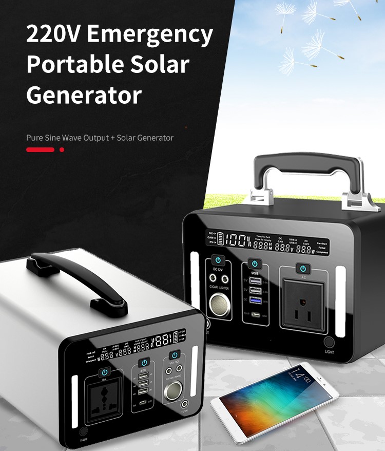 whaleflo emergency portable solar generator