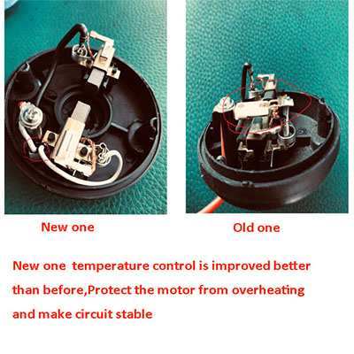 Whalelfo DC Solar water pump temperature control improved