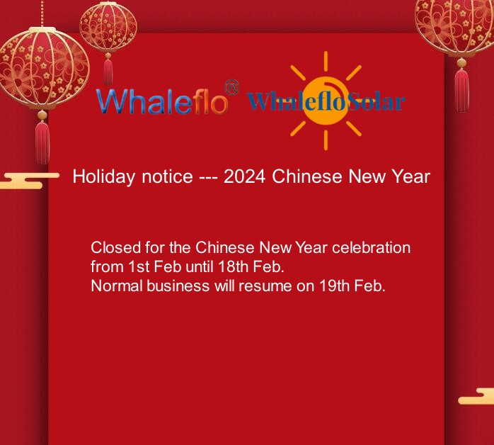 Holiday notice --- 2024 Chinese New Year