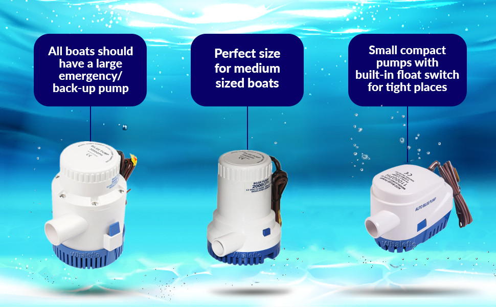 choose marine bilge water pump